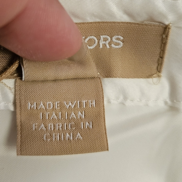 NEW tags Michael Kors COLLECTION RUNWAY skirt with grommets and large beads - Picture 12 of 14